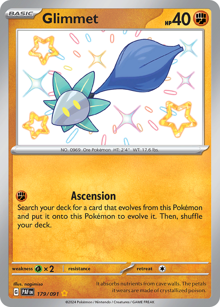 Glimmet — SV: Paldean Fates #179/091