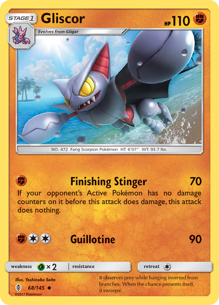 Gliscor — SM - Guardians Rising #68/145