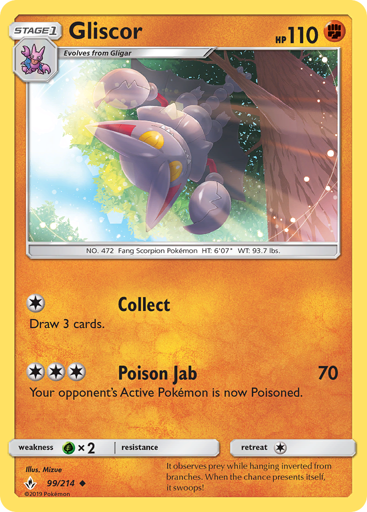 Gliscor — SM - Unbroken Bonds #99/214