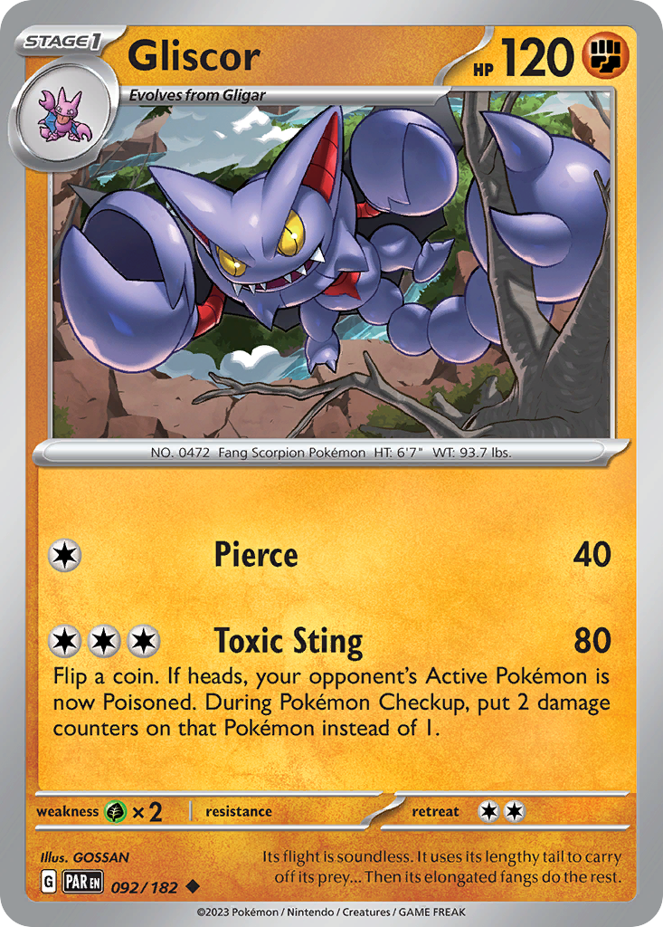Gliscor — SV04: Paradox Rift #092/182