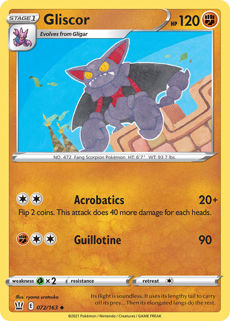 Gliscor — SWSH05: Battle Styles #072/163