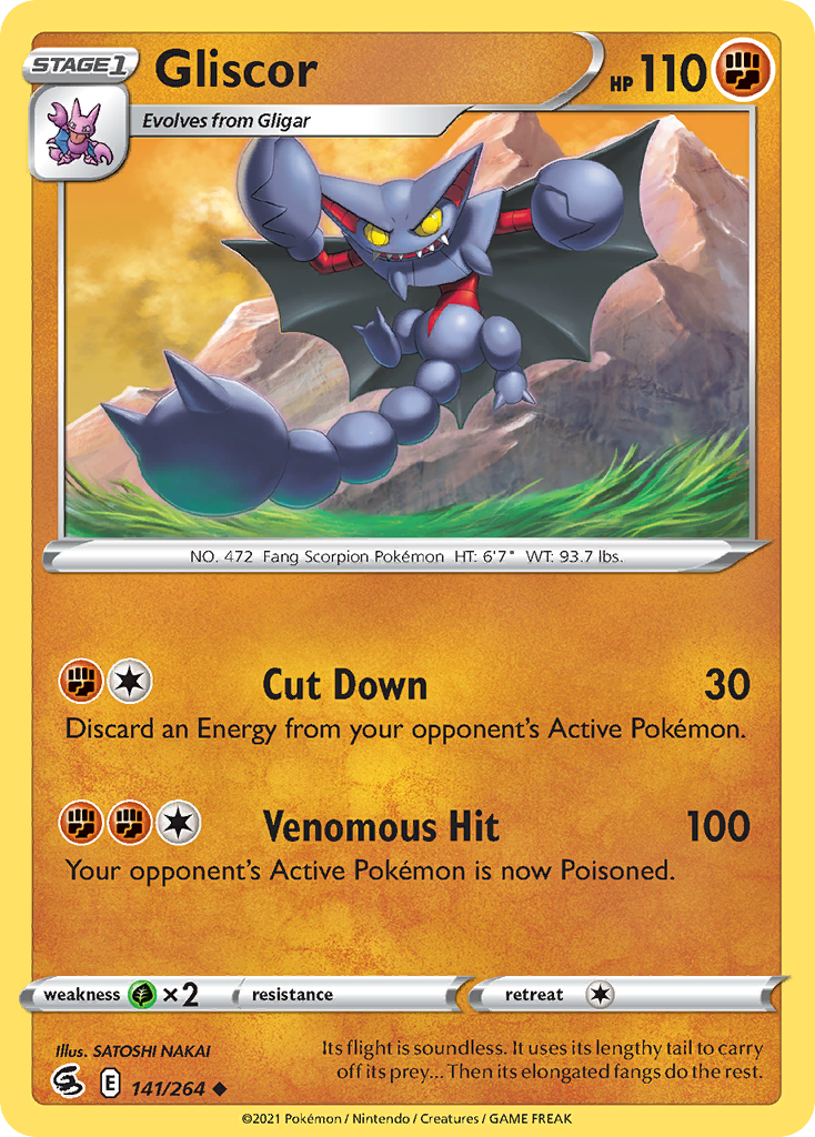 Gliscor — SWSH08: Fusion Strike #141/264