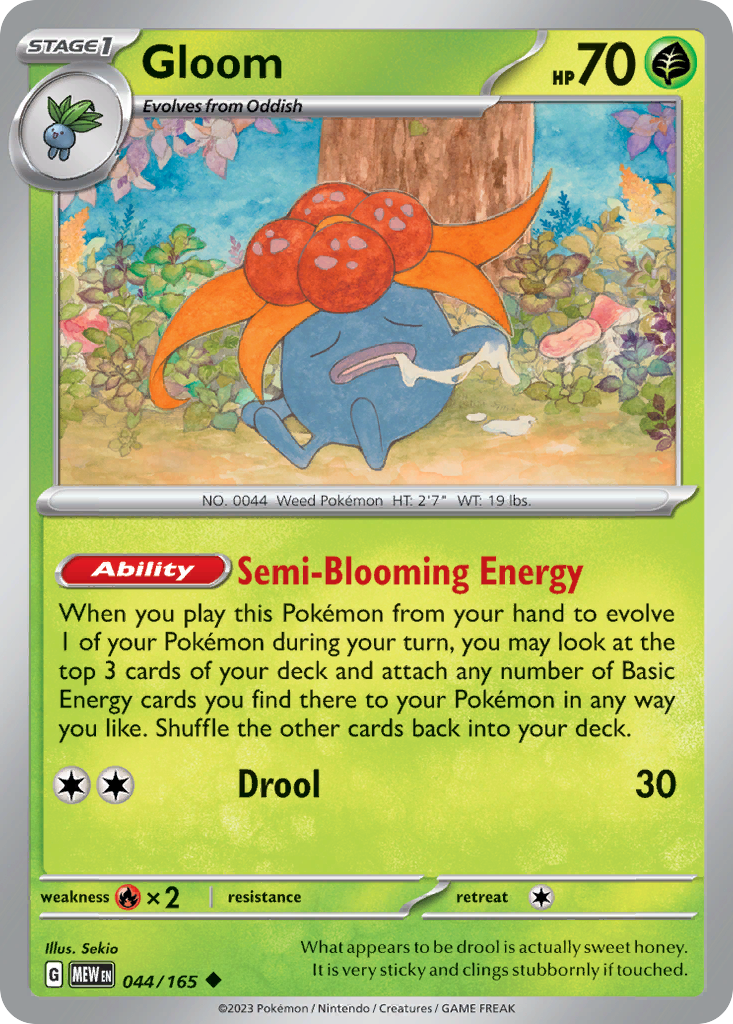 Gloom — SV: Scarlet & Violet 151 #044/165