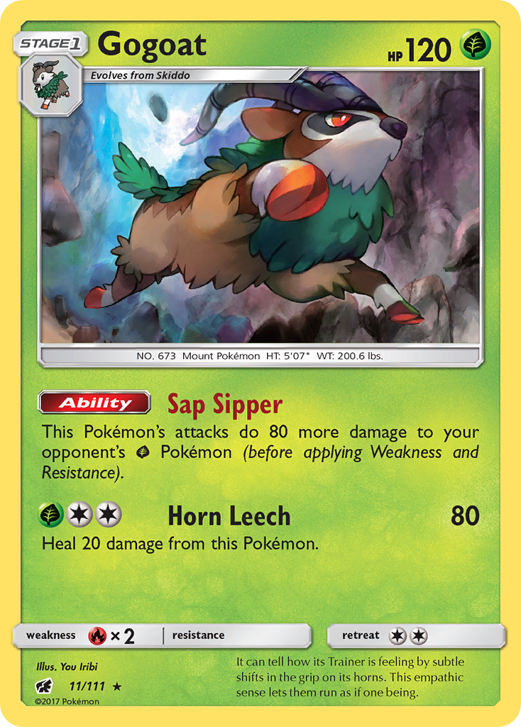 Gogoat — SM - Crimson Invasion #11/111