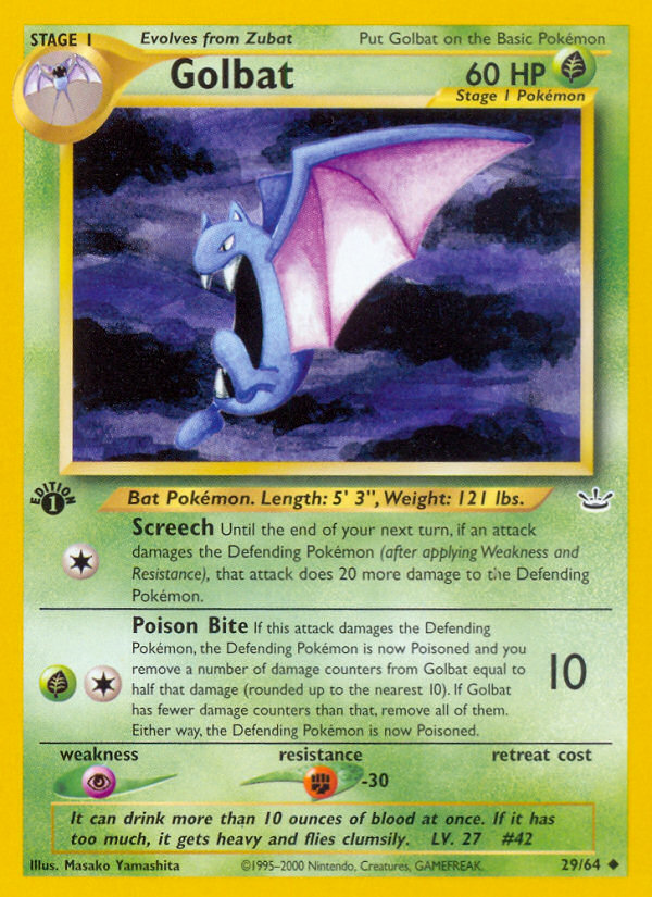Golbat — Neo Revelation #29/64