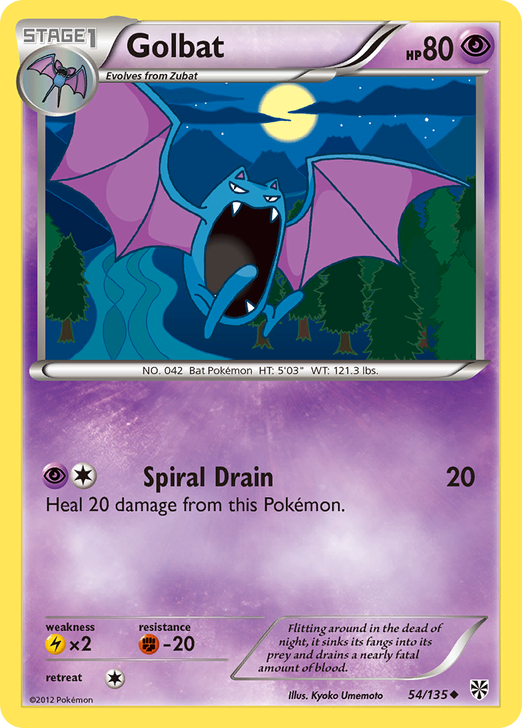 Golbat — Plasma Storm #54/135