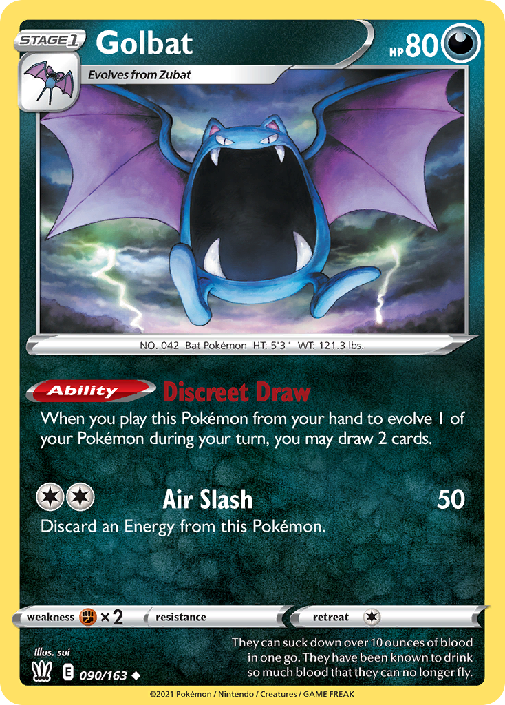 Golbat — SWSH05: Battle Styles #090/163
