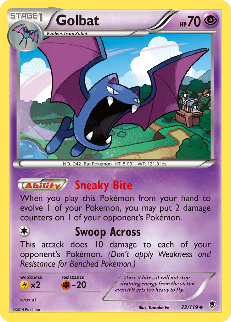 Golbat — XY - Phantom Forces #32/119