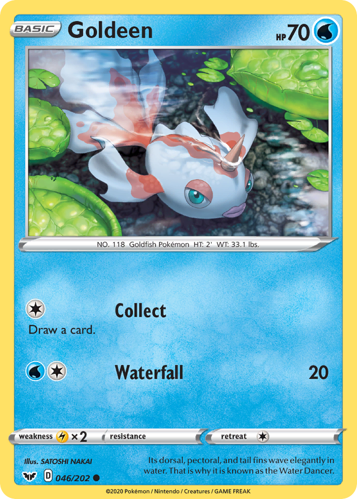 Goldeen (046) — SWSH01: Sword & Shield Base Set #046/202