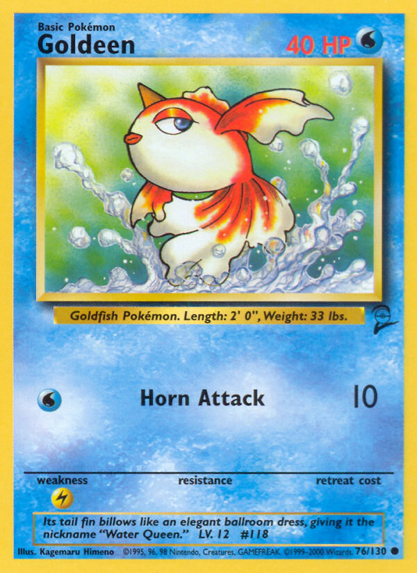 Goldeen — Base Set 2 #076/130