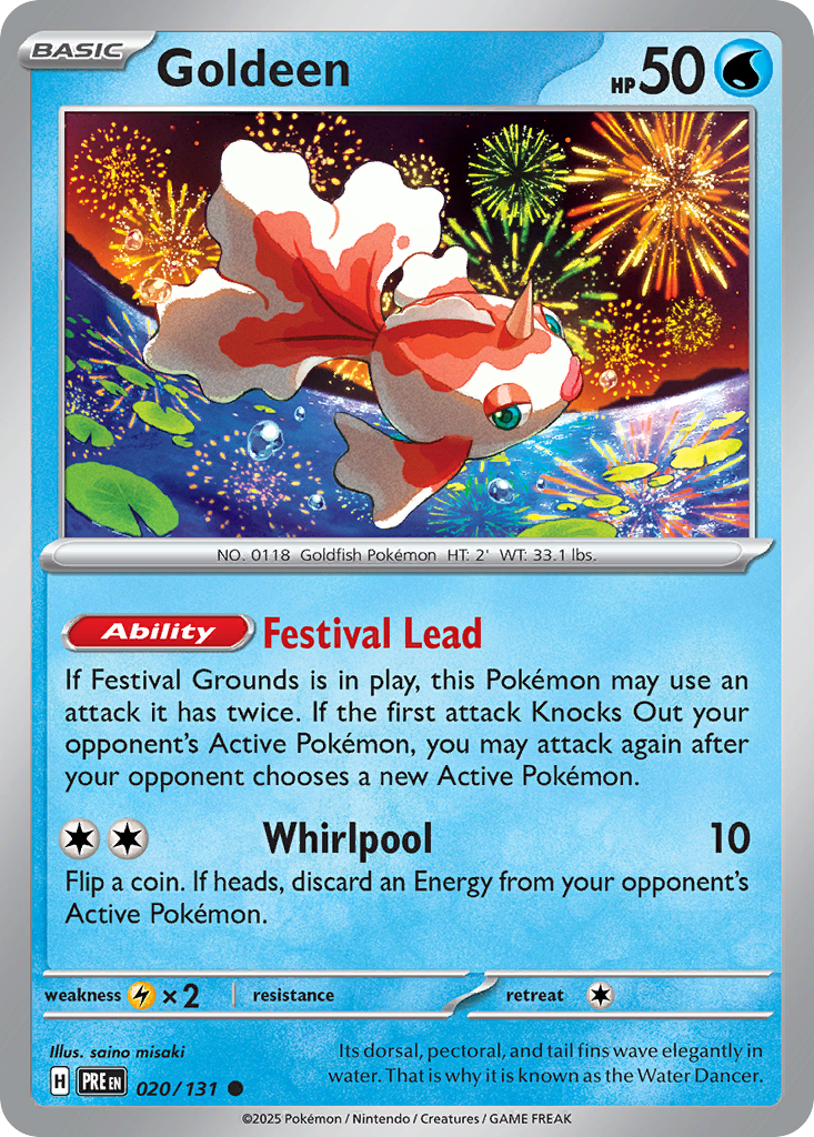 Goldeen (Poke Ball Pattern) — SV: Prismatic Evolutions #020/131