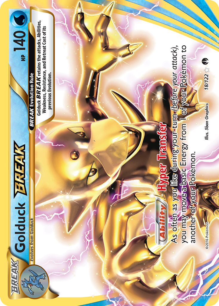 Golduck BREAK — XY - BREAKpoint #18/122