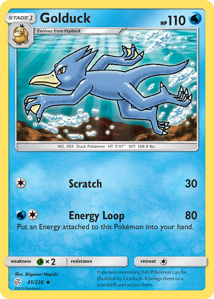 Golduck — SM - Cosmic Eclipse #41/236