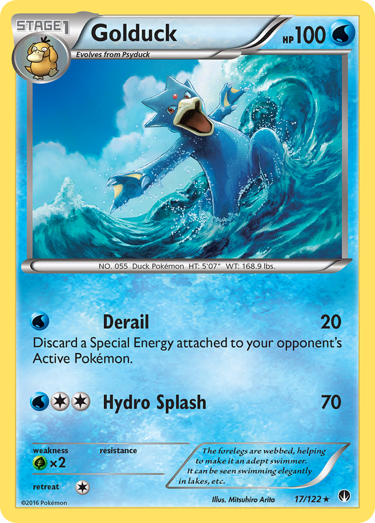 Golduck — XY - BREAKpoint #17/122