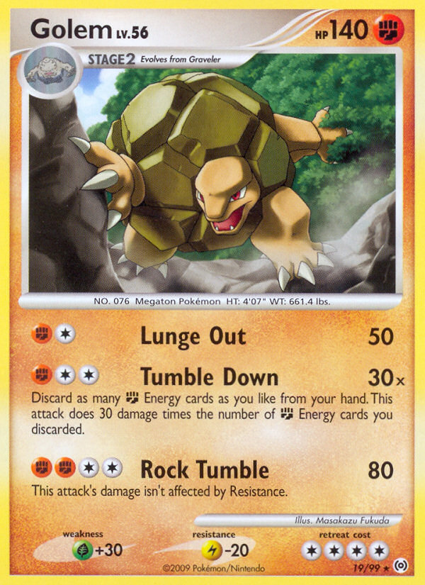 Golem — Arceus #19/99