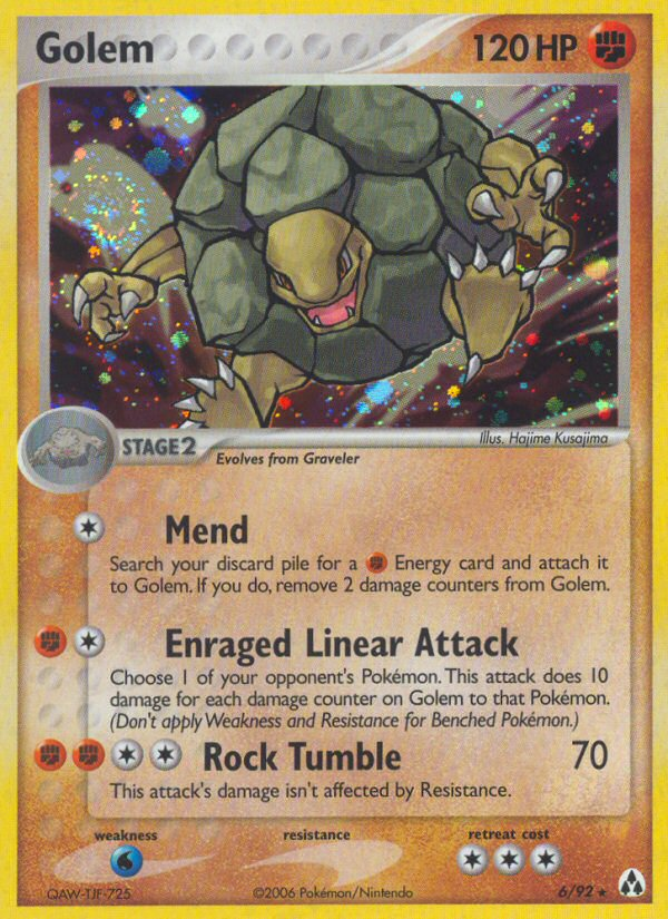 Golem — League & Championship Cards #006/092