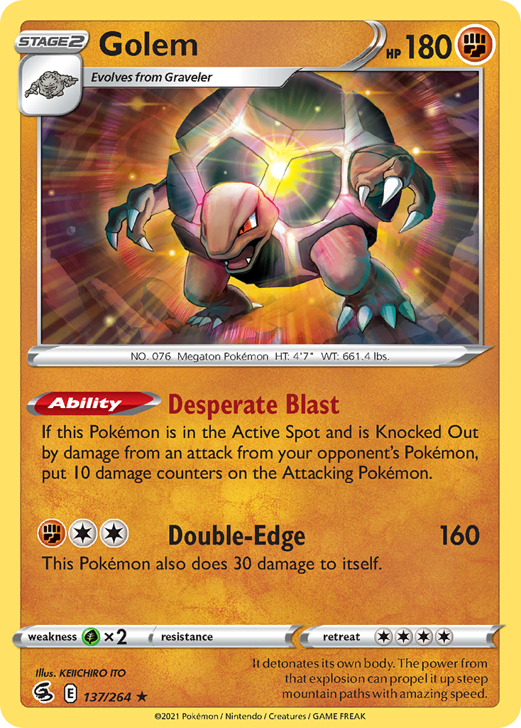 Golem — SWSH08: Fusion Strike #137/264