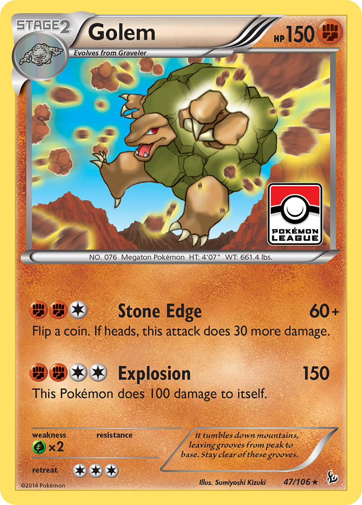 Golem — XY - Flashfire #47/106