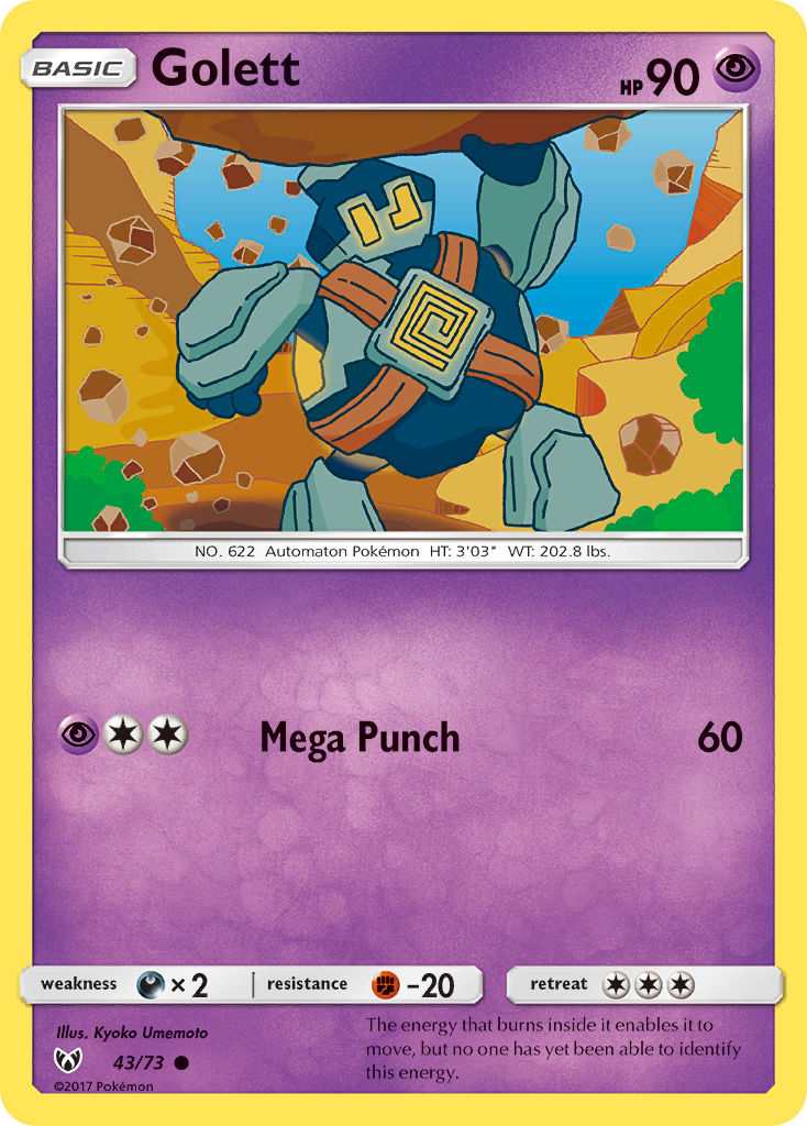Golett — Shining Legends #43/73