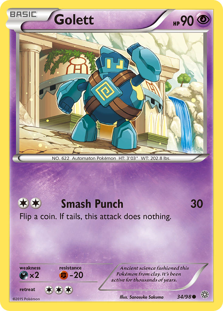 Golett — XY - Ancient Origins #34/98