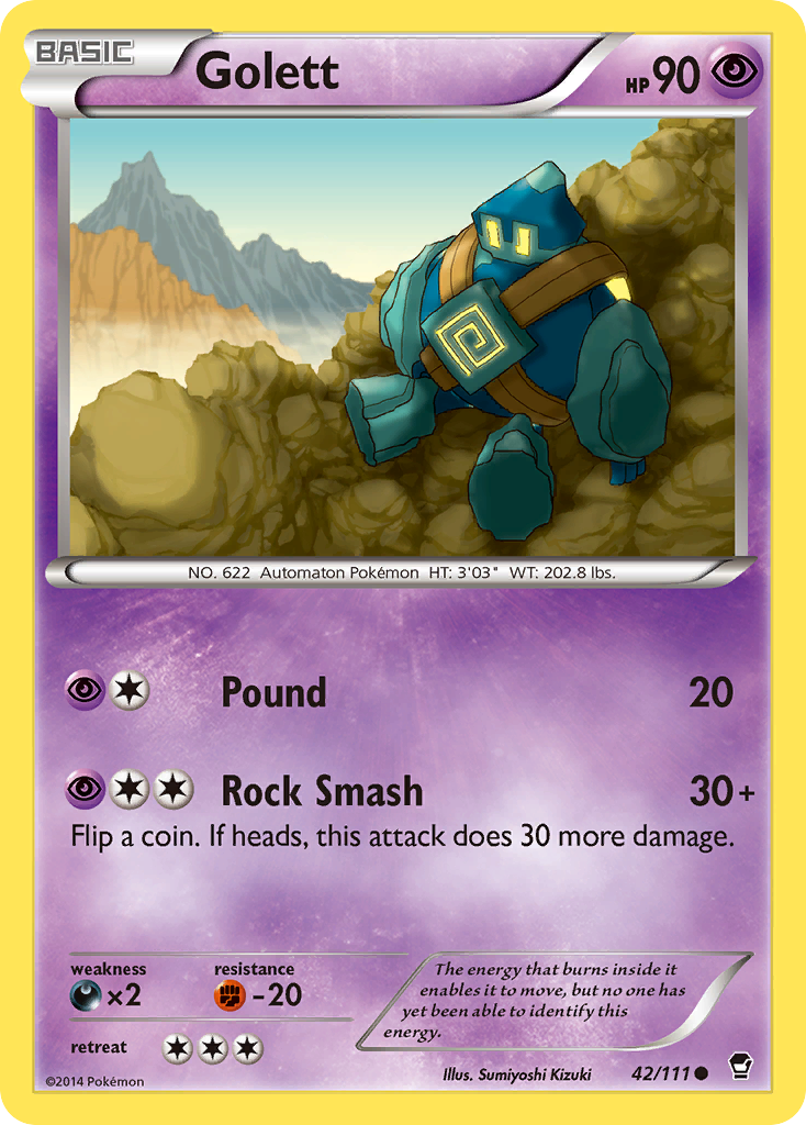 Golett — XY - Furious Fists #42/111