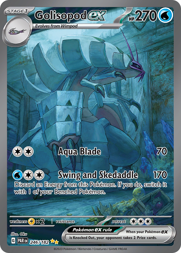 Golisopod ex — SV04: Paradox Rift #246/182