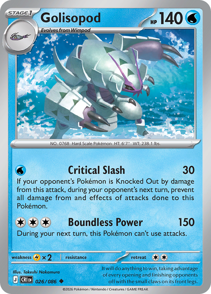 Golisopod — ME04: Chaos Rising #026/086