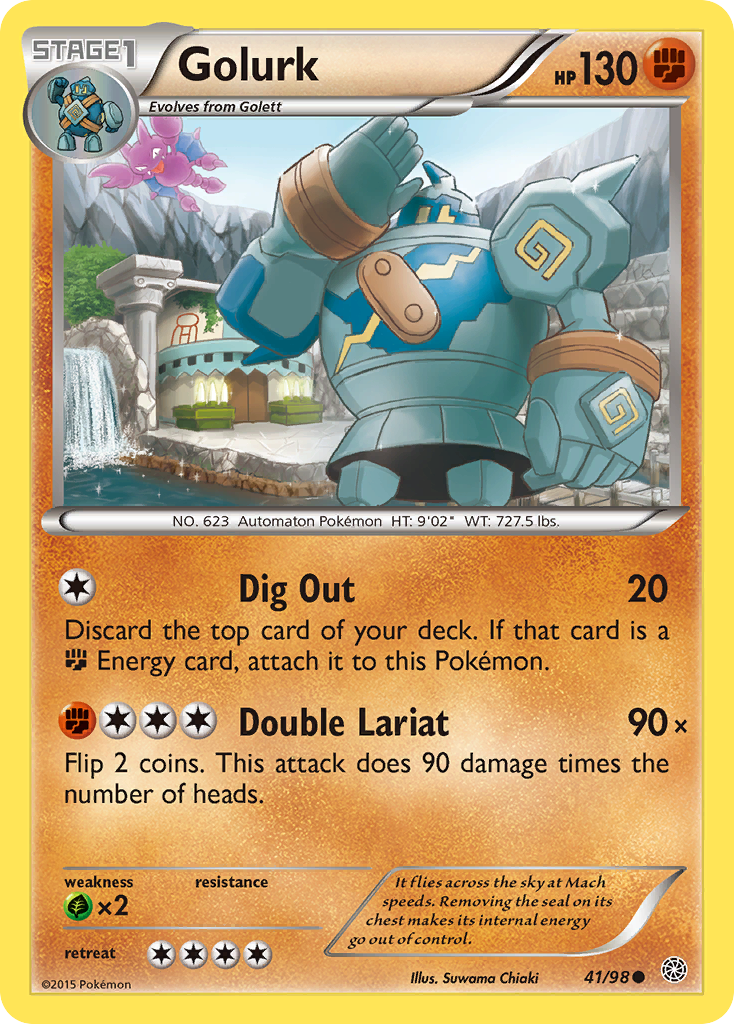 Golurk (41) — XY - Ancient Origins #41/98