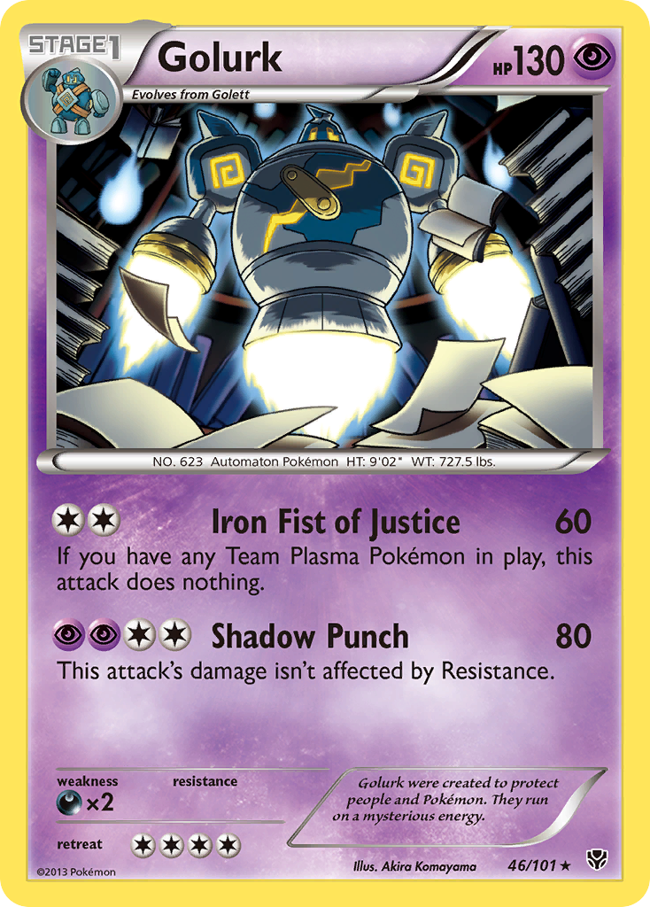 Golurk — Plasma Blast #46/101