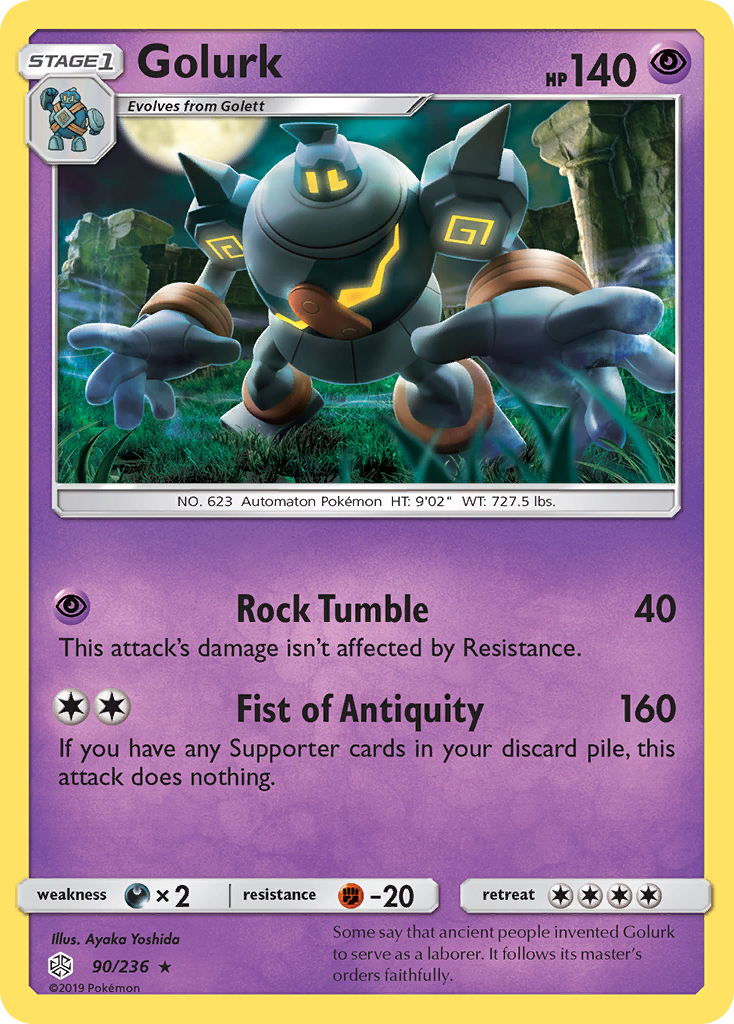 Golurk — SM - Cosmic Eclipse #90/236