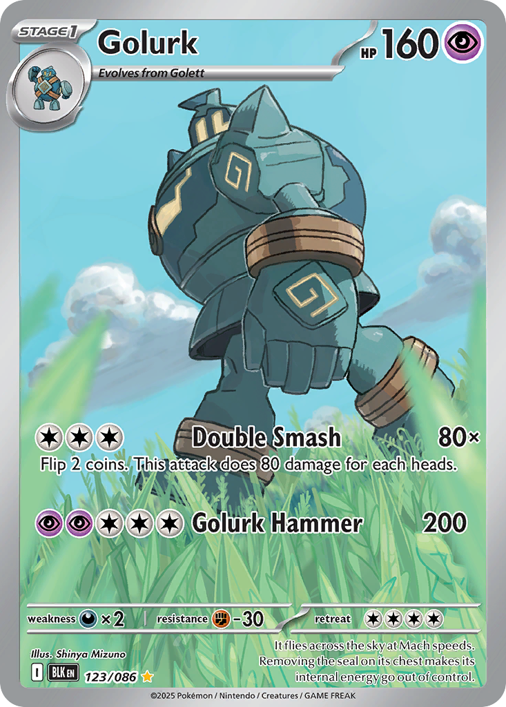 Golurk — SV: Black Bolt #123/086