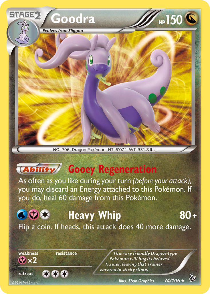 Goodra — XY - Flashfire #74/106