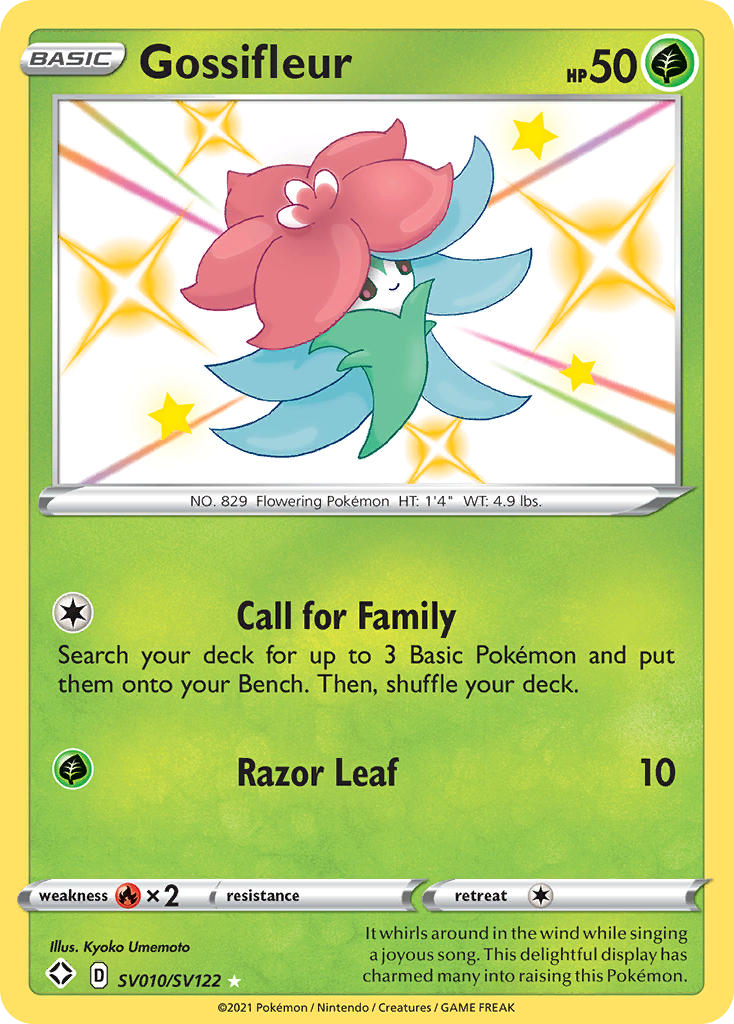 Gossifleur — Shining Fates: Shiny Vault #SV010/SV122