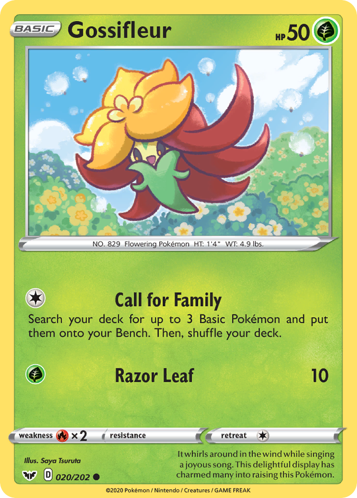 Gossifleur — SWSH01: Sword & Shield Base Set #020/202