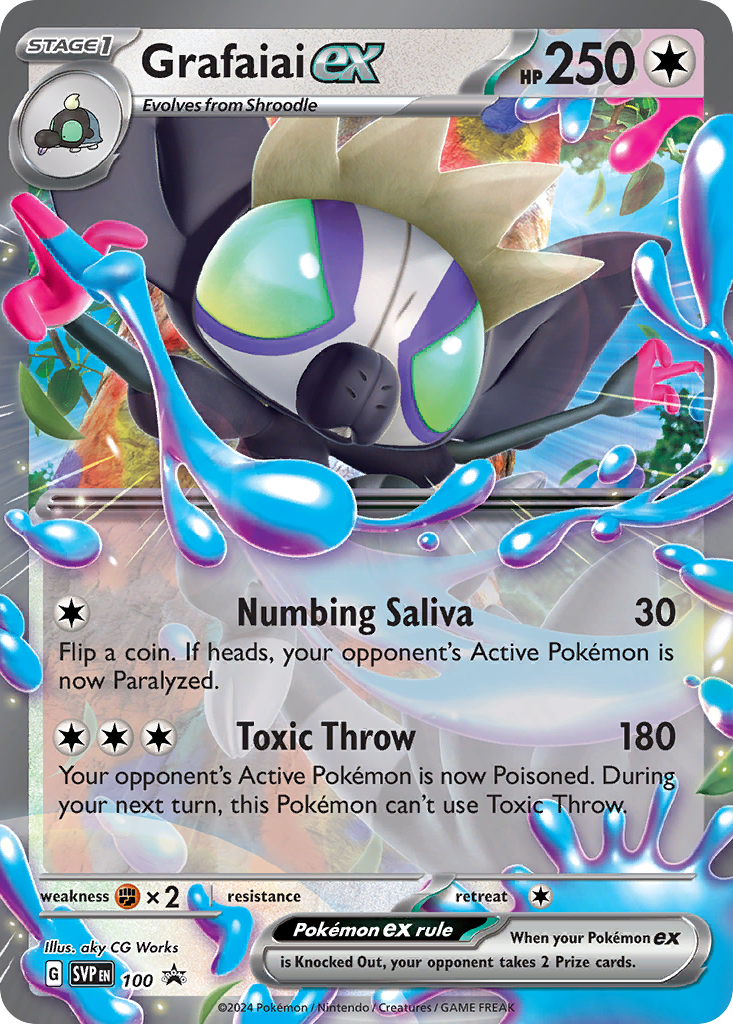 Grafaiai ex — SV: Scarlet & Violet Promo Cards #100