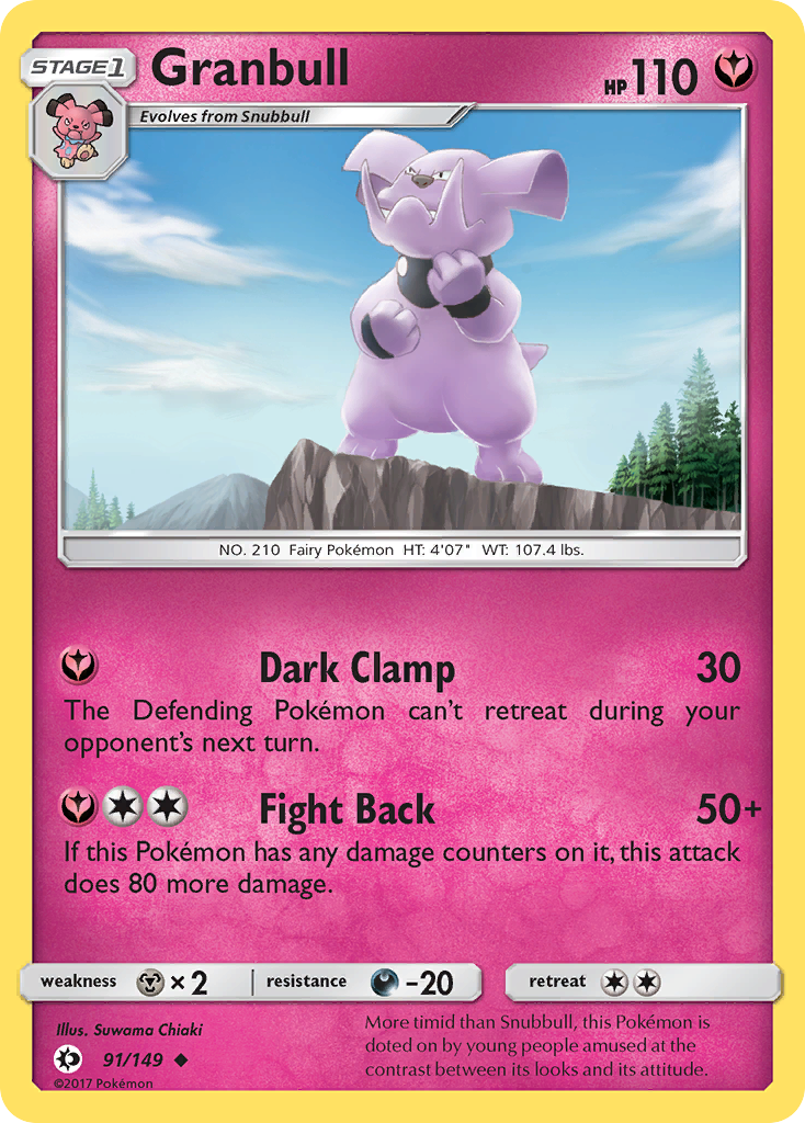 Granbull — SM Base Set #91/149