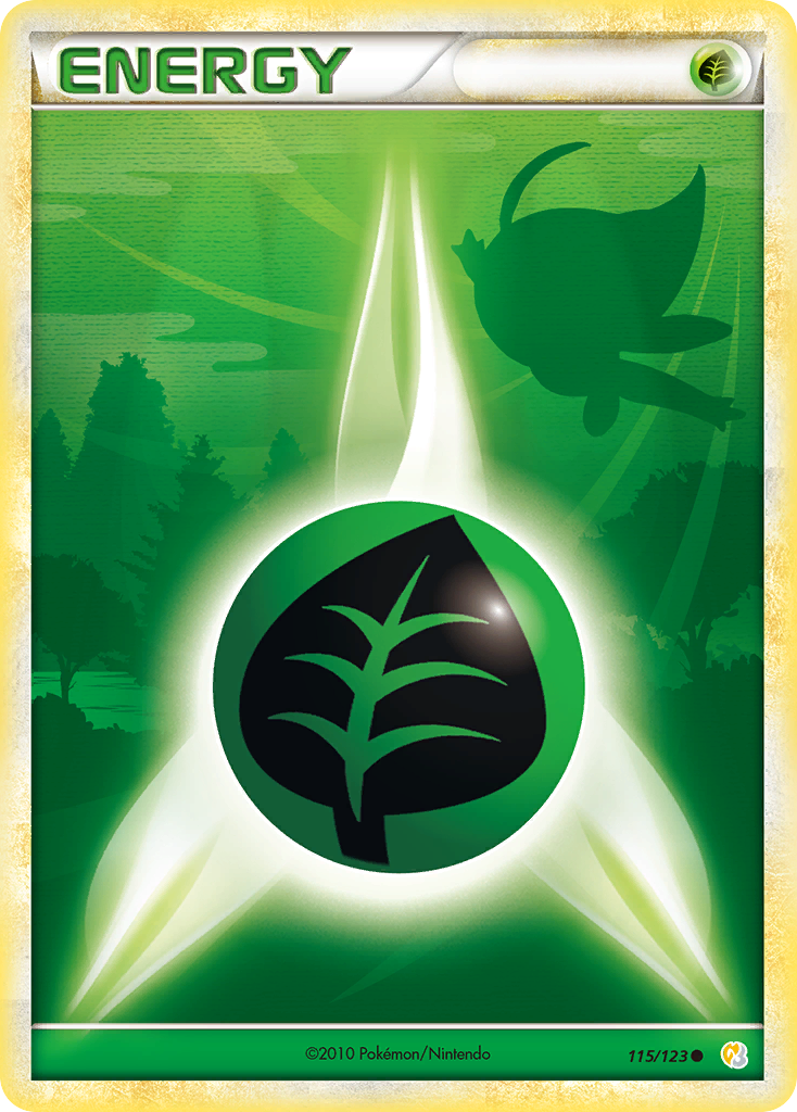 Grass Energy — HeartGold SoulSilver #115/123