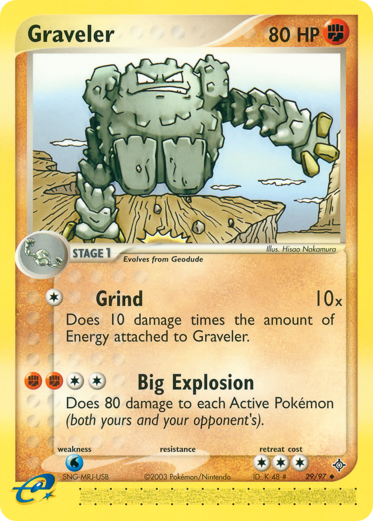Graveler — Dragon #29/97