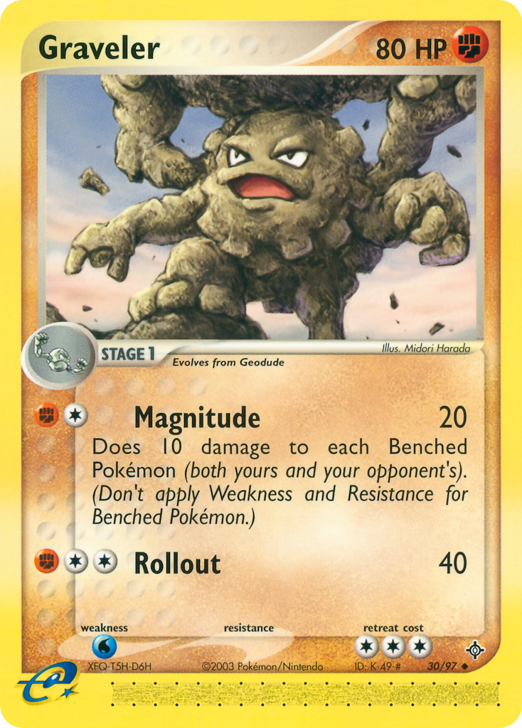 Graveler — Dragon #30/97