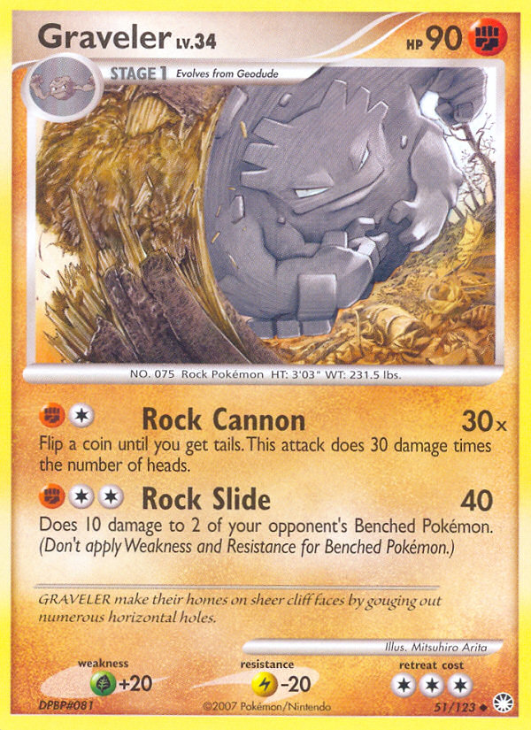 Graveler — Mysterious Treasures #51/123