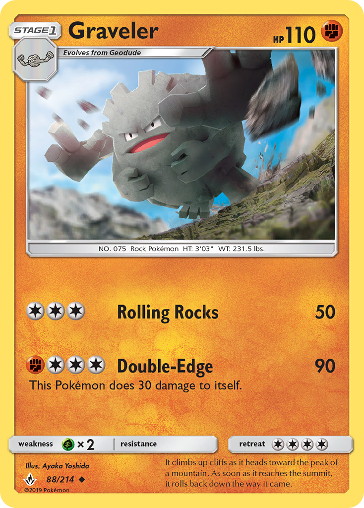 Graveler — SM - Unbroken Bonds #88/214