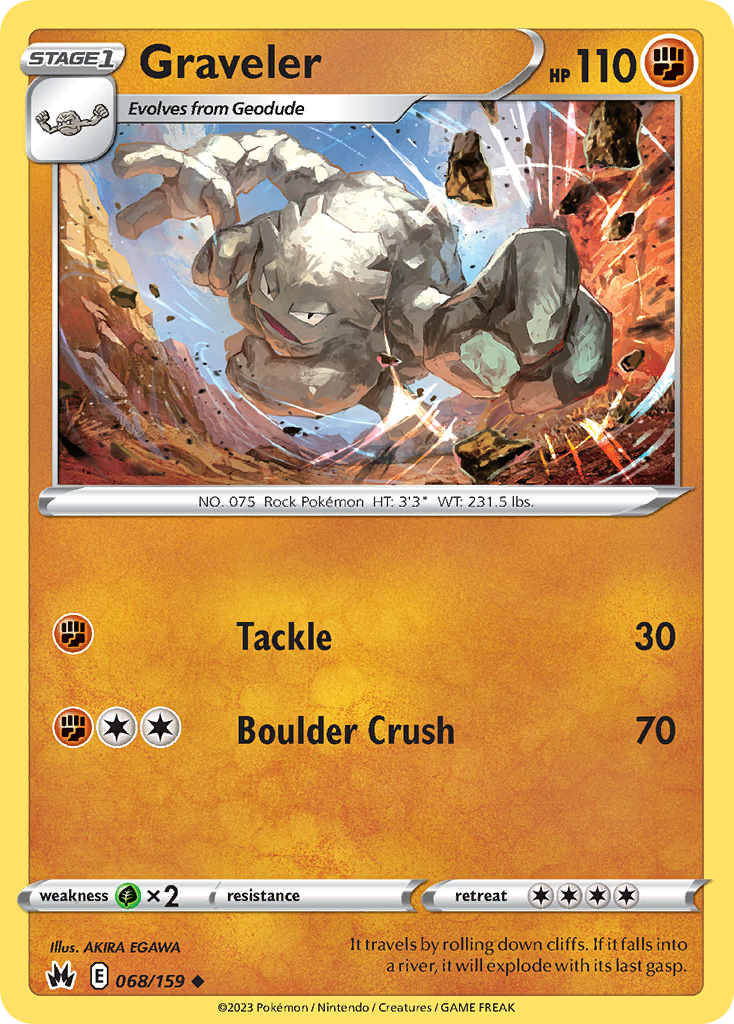 Graveler — SWSH: Crown Zenith #068/159