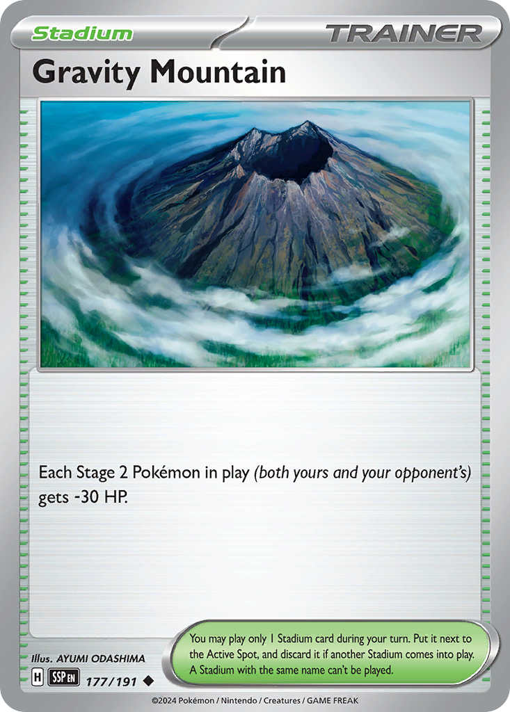 Gravity Mountain — SV08: Surging Sparks #177/191