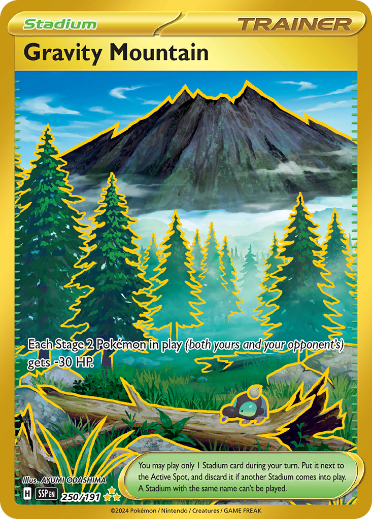 Gravity Mountain — SV08: Surging Sparks #250/191