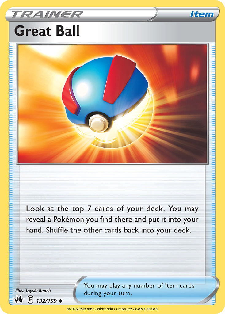 Great Ball — SWSH: Crown Zenith #132/159