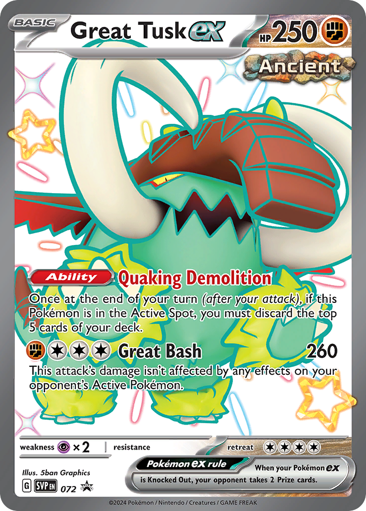 Great Tusk ex — Miscellaneous Cards & Products #072
