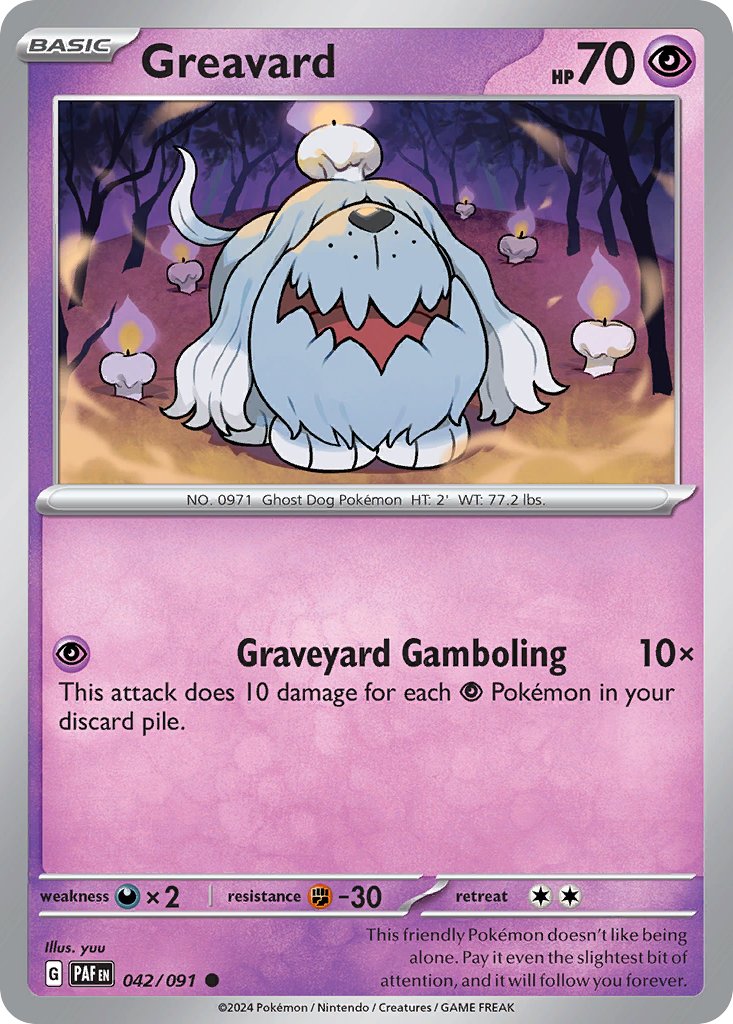 Greavard — SV: Paldean Fates #042/091