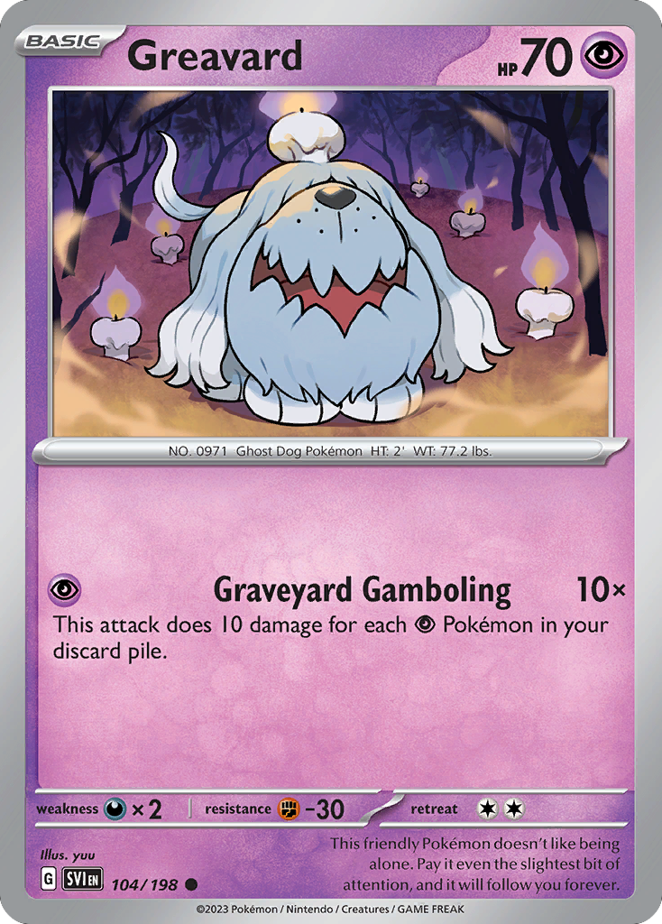 Greavard — SV01: Scarlet & Violet Base Set #104/198
