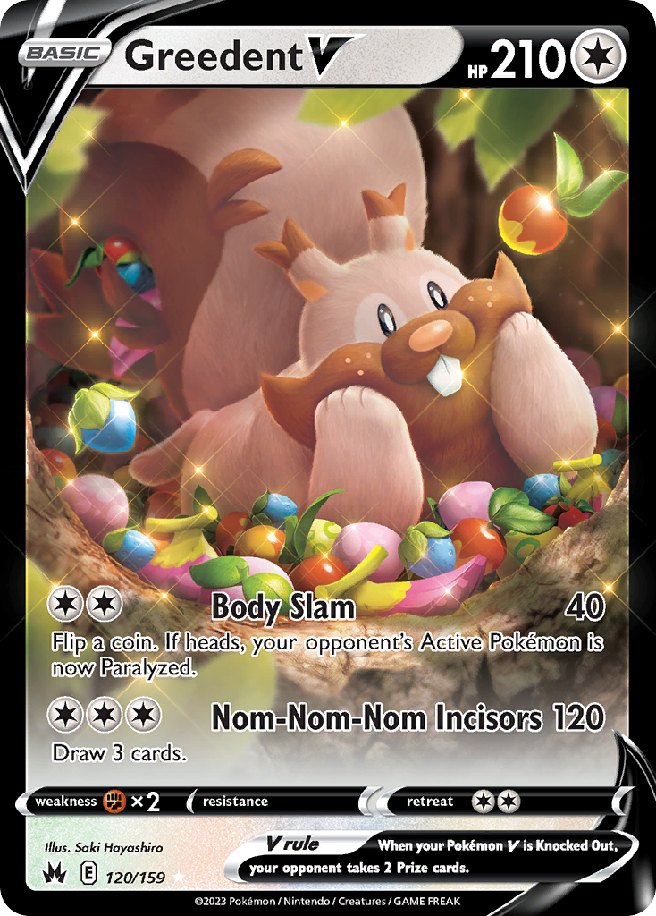 Greedent V — SWSH: Crown Zenith #120/159