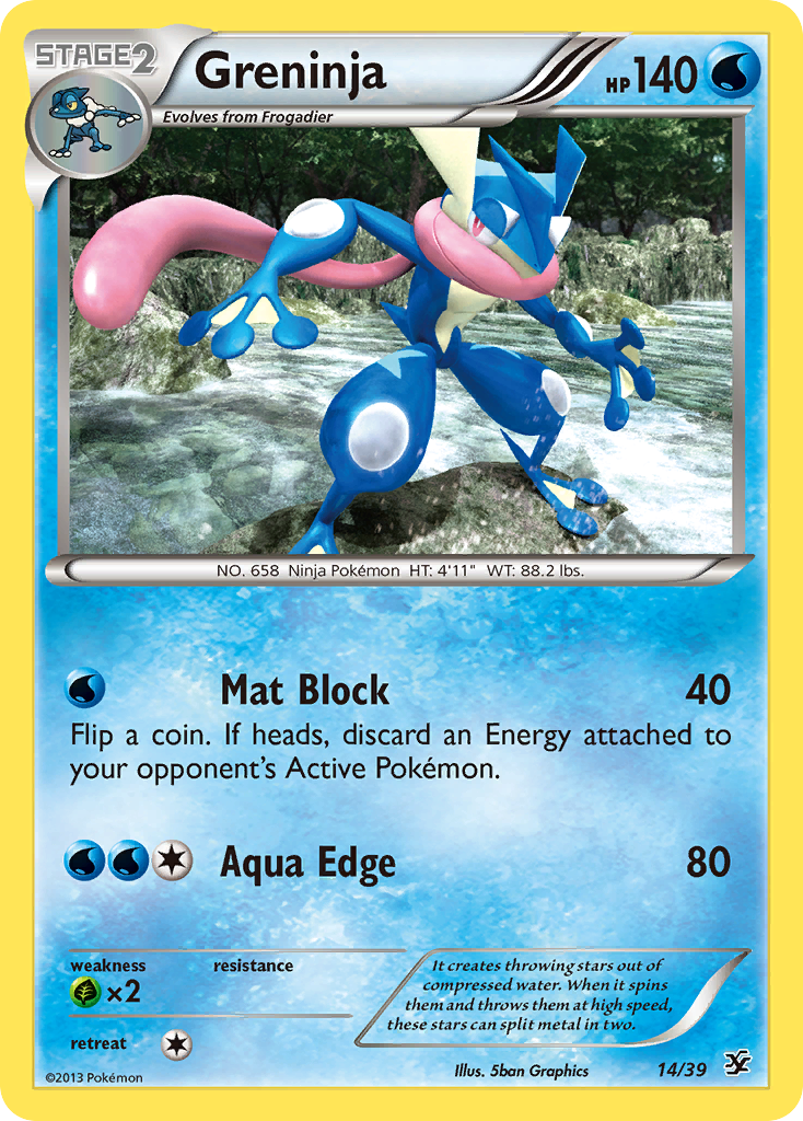 Greninja — Kalos Starter Set #14/39